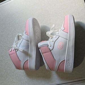 Red Rhino Brand HighTop Sneakers Pink and White NWT Size‎ 1